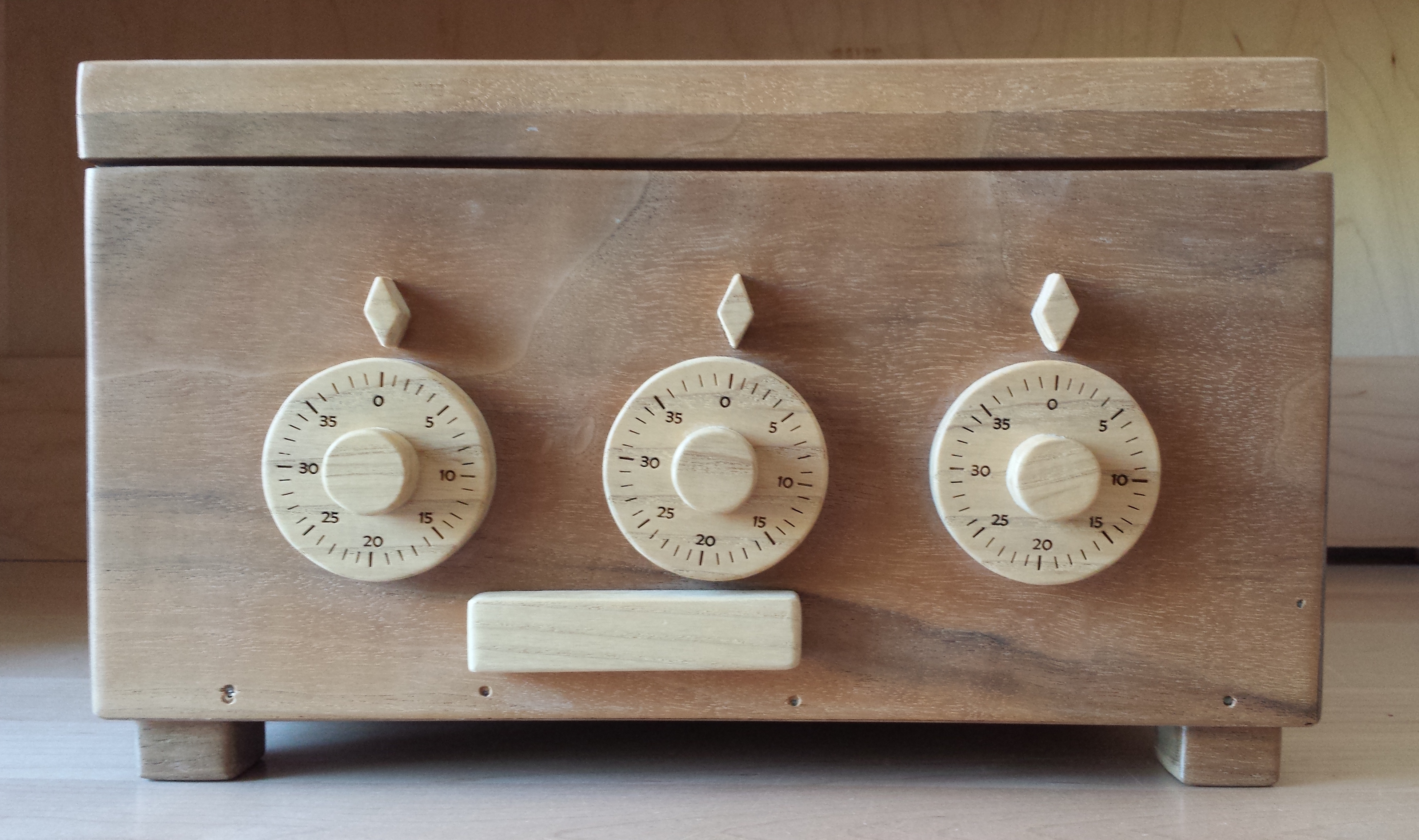 wooden safe
